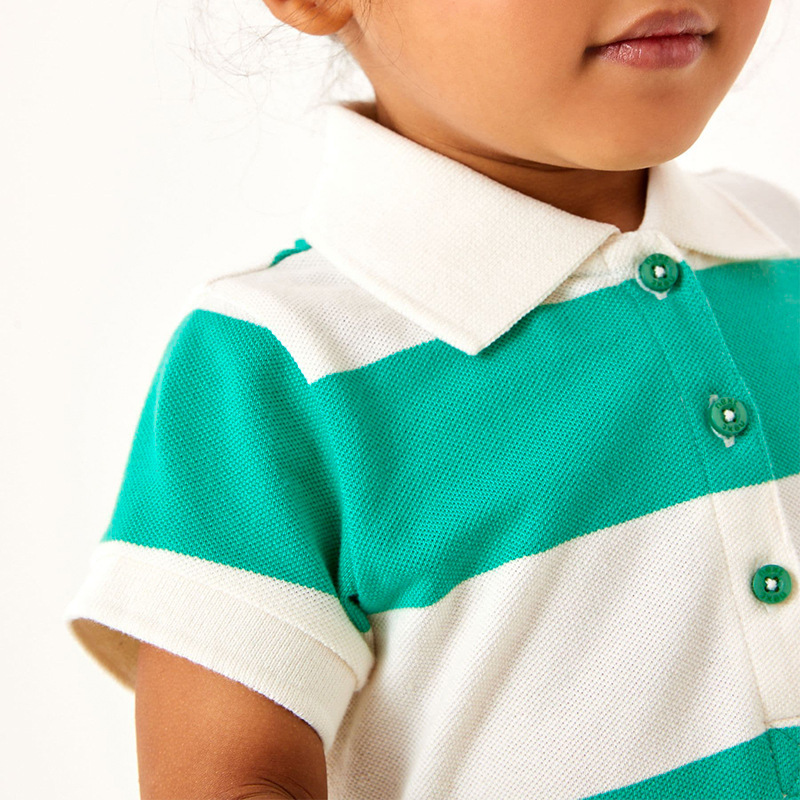 Littlemaven Summer Striped Girls POLO Dress