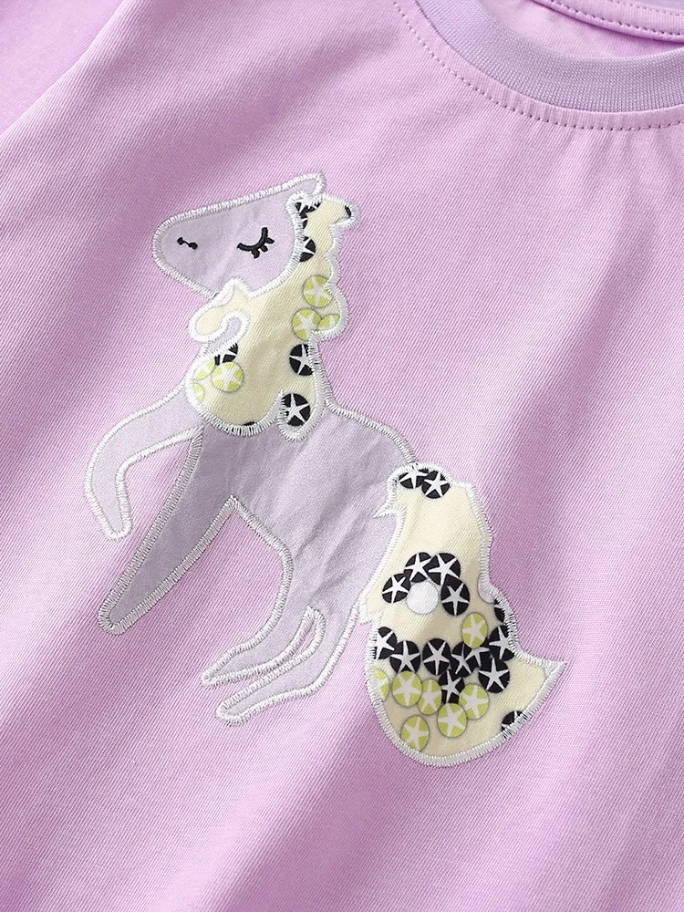 Toddler/Kid Girl Animal Print Long Sleeve Tee and Pants Clothing Set