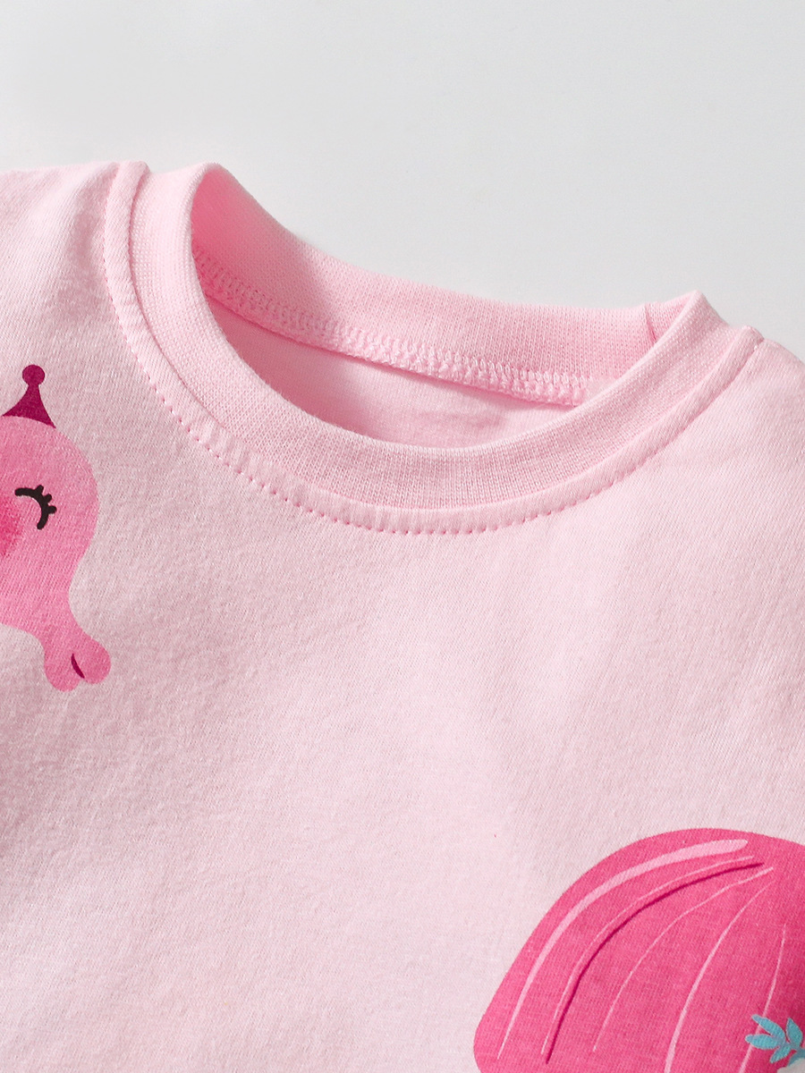 Toddler/Kid Girl Clothing Sets Cartoon Long Sleeve T-shirt And Pants