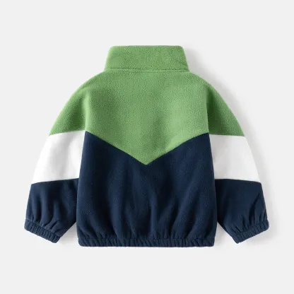 Little Maven Boys’ Colorblock Fleece Jacket