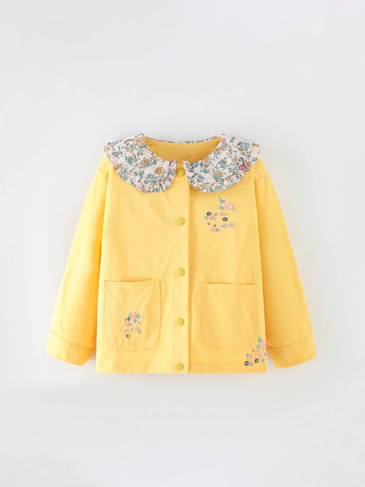 Little Maven girls embroidered jacket