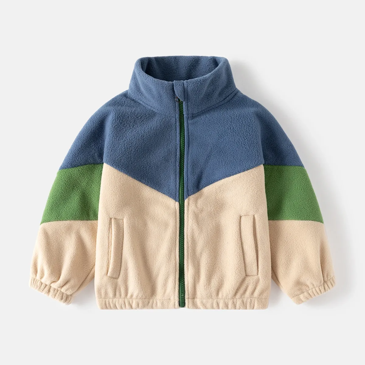 Little Maven Boys’ Colorblock Fleece Jacket