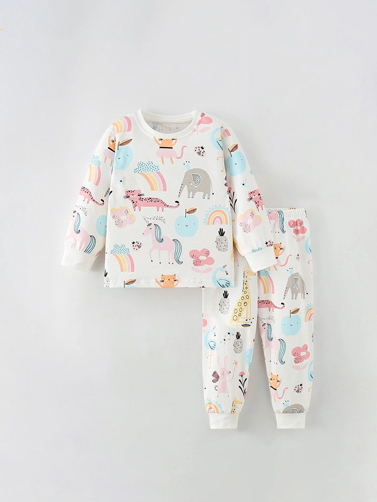 Little Maven Toddler/Kid Girl 2pcs Animal Print Sweatshirt And Pants Set