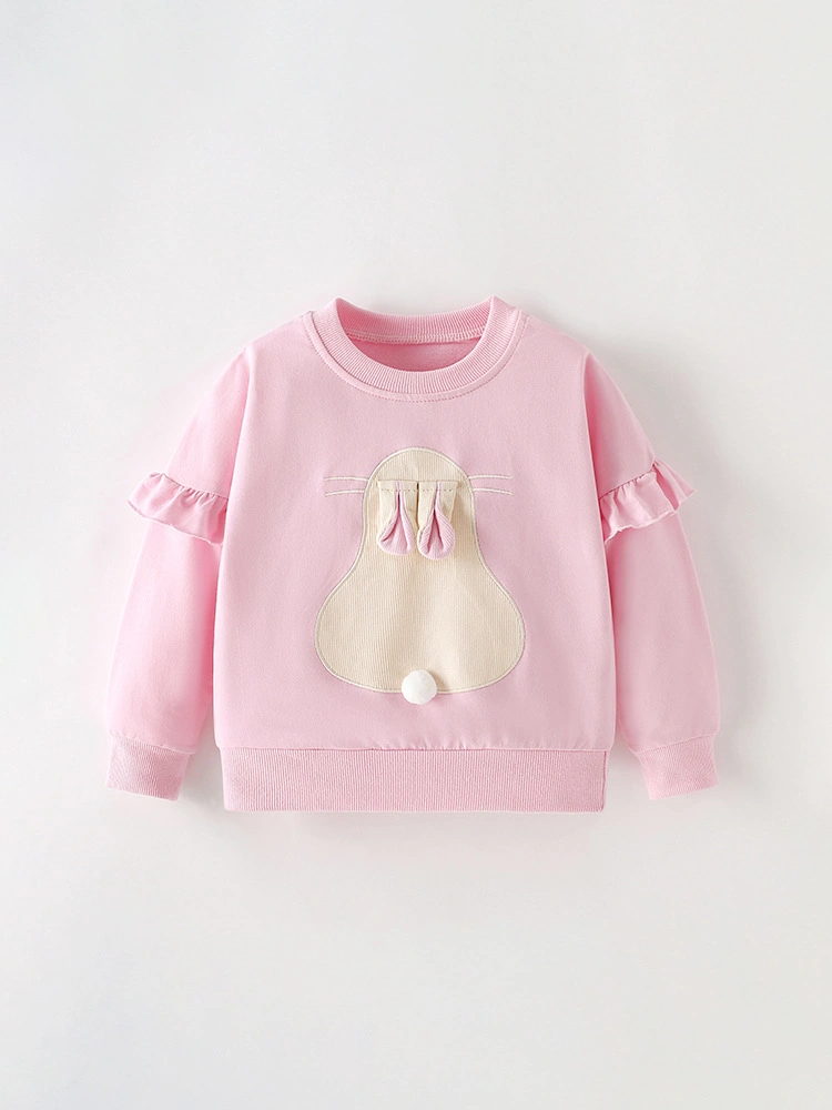 Little Maven Toddler Girl Round Neck Long Sleeve Casual Sweatshirt