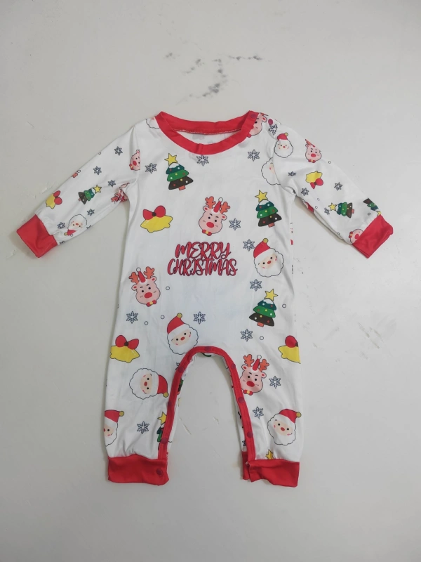 Christmas Family Pajamas Christmas tree print pajamas set