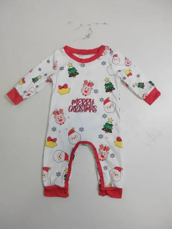 Christmas Family Pajamas Christmas tree print pajamas set