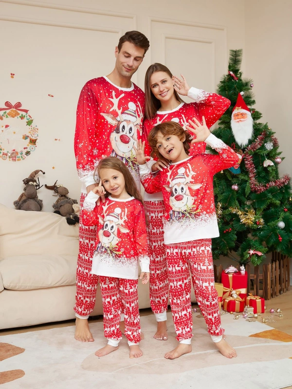 Matching family pajamas for Christmas