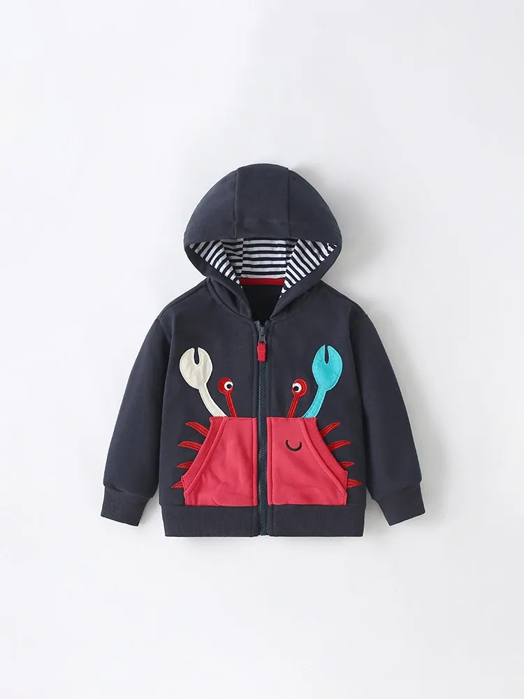 Little Maven Comfortable Long-Sleeved Hoodie for Boys
