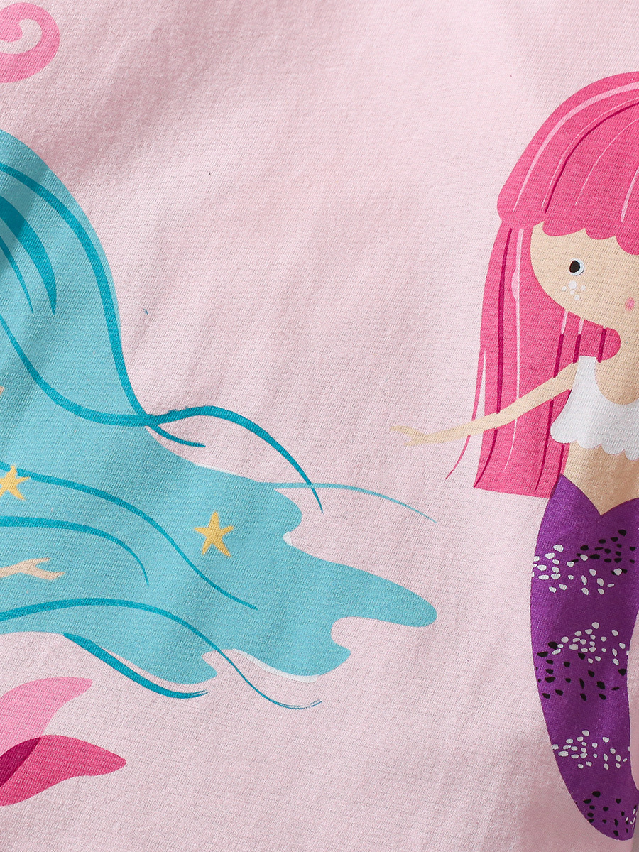Toddler/Kid Girl Clothing Sets Cartoon Long Sleeve T-shirt And Pants
