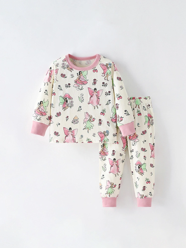 Little Maven Toddler/Kid Girl 2pcs Flower Print Sweatshirt and pants Clothing Set