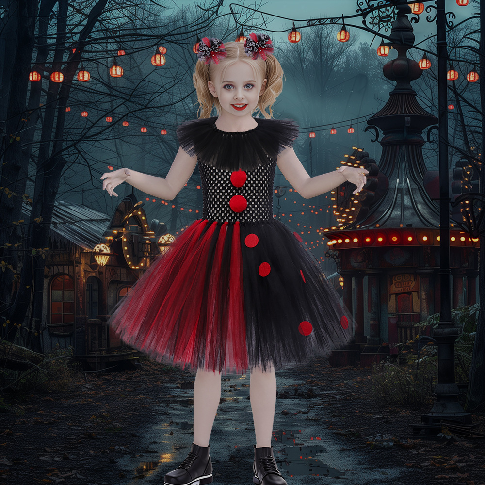 Toddler/Kid Girl Halloween Mesh Princess Dress