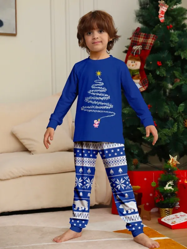 Christmas Family Pajamas Santa Claus 3D Printed Pajamas Set