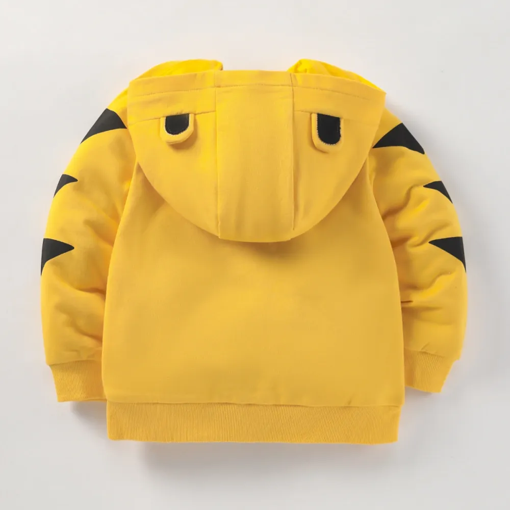 Little Maven Toddler/Kid Boy Cartoon Tiger Style Zip-up Hooded Jacket
