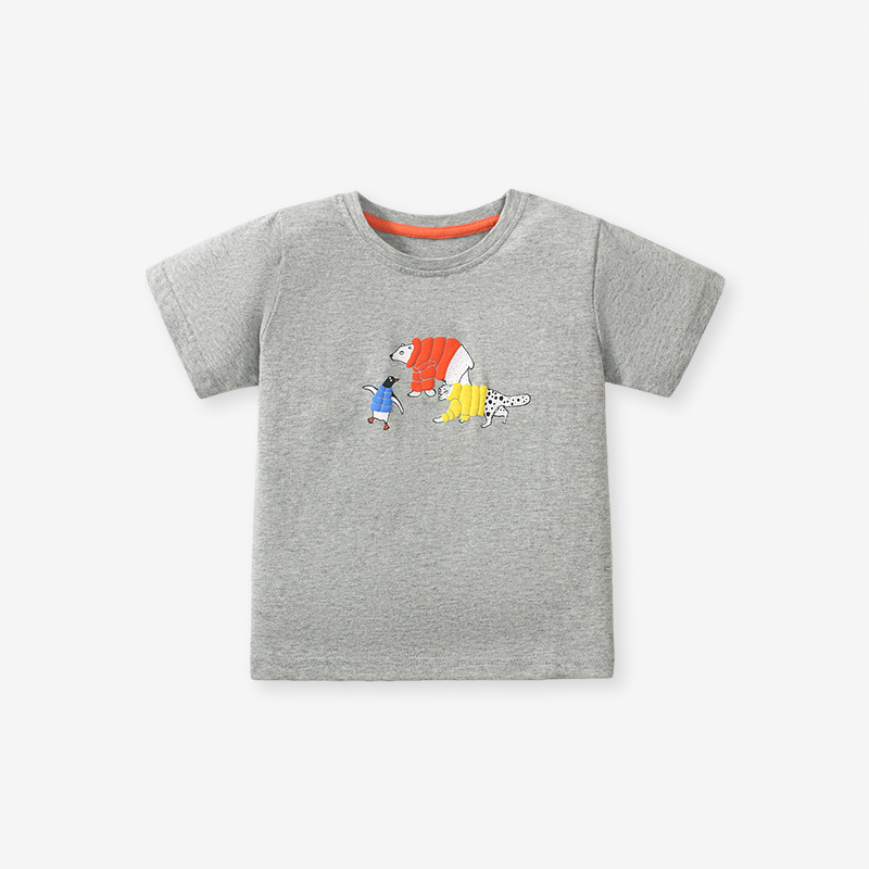 Little Maven Summer Boys Cartoon Print T-shirt