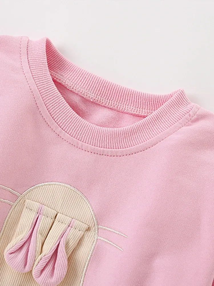 Little Maven Toddler/Kid Girl Round Neck Long Sleeve Casual Sweatshirt