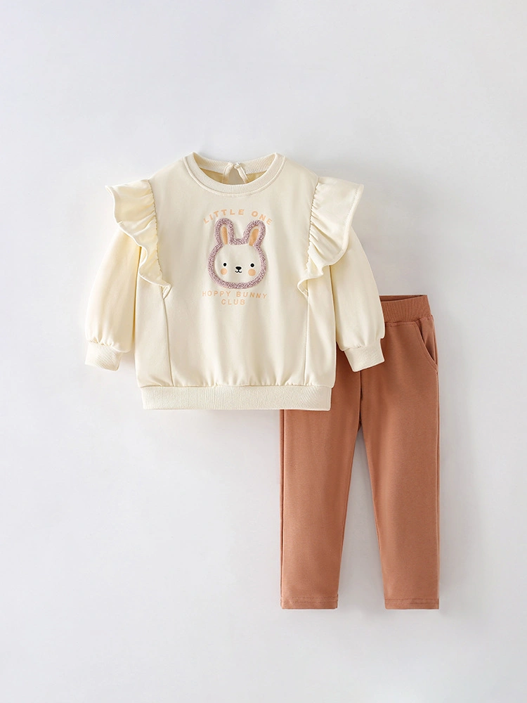 Little Maven Toddler/Kid Girl 2pcs Crew neck long sleeve sweatshirt and pants set