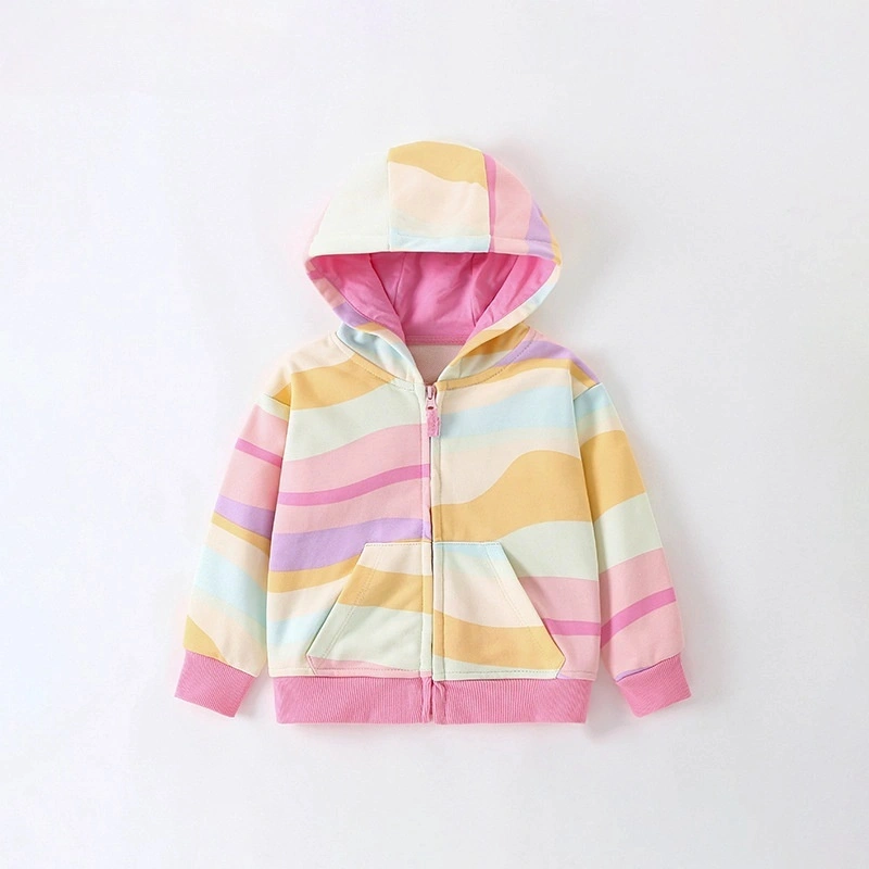 Little Maven Girls Multicolor Printed Jacket