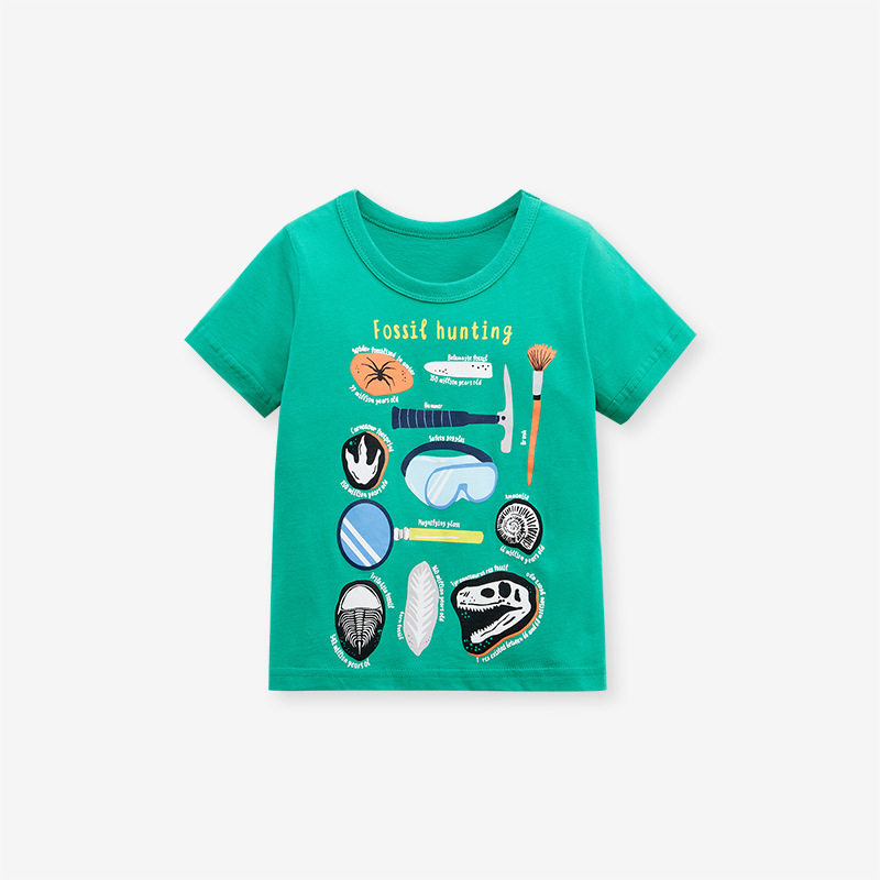 Littlemaven Summer Boys Cotton Printed Short Sleeve T-Shirt