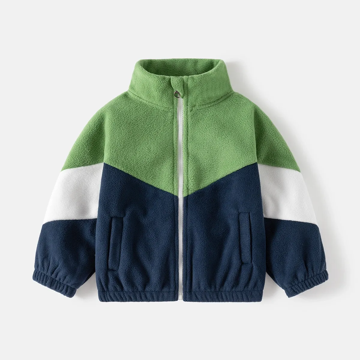 Little Maven Boys’ Colorblock Fleece Jacket