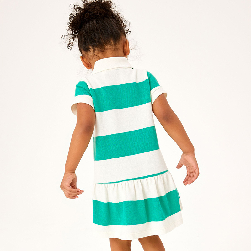 Littlemaven Summer Striped Girls POLO Dress