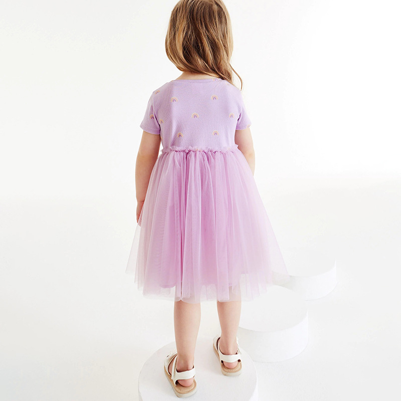 Littlemaven Summer Cute Breathable Mesh Girls Dress