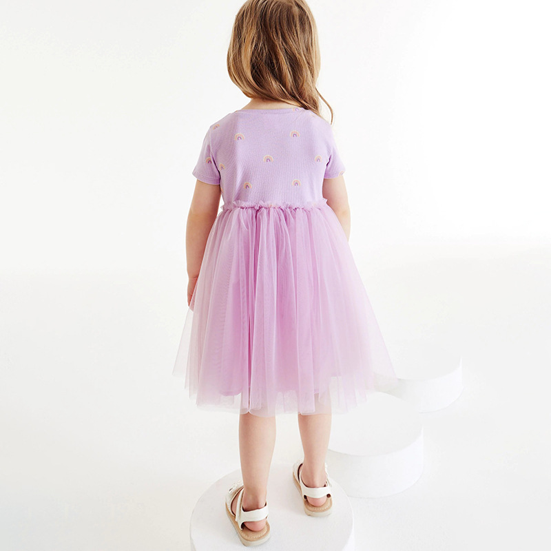 Littlemaven Summer Cute Breathable Mesh Girls Dress
