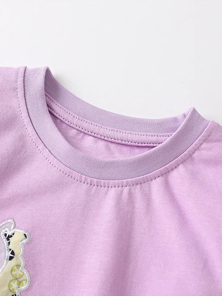 Toddler/Kid Girl Animal Print Long Sleeve Tee and Pants Clothing Set