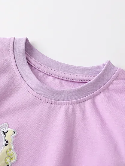 Toddler/Kid Girl Animal Print Long Sleeve Tee and Pants Clothing Set