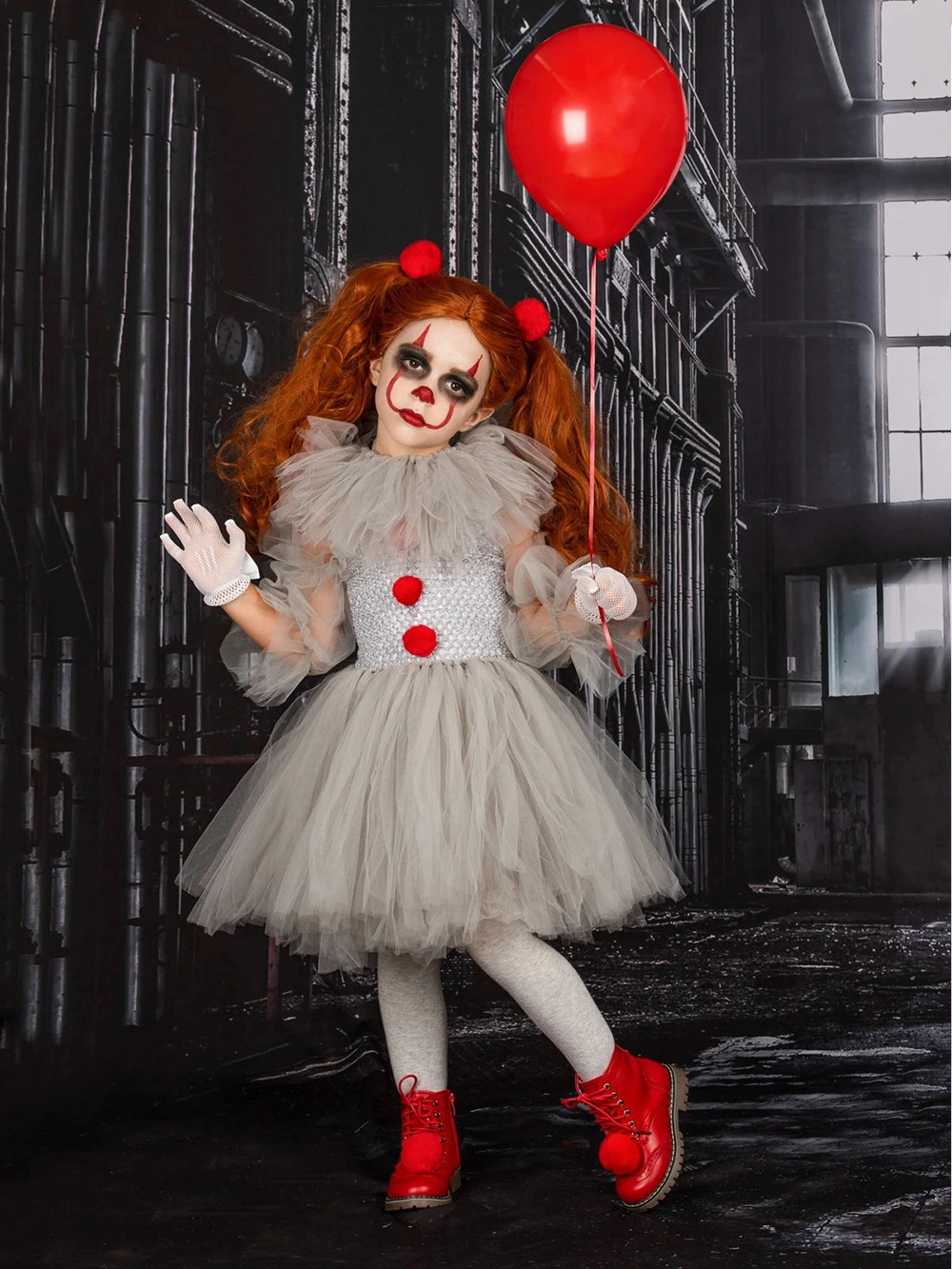 Toddler/Kid Girl Halloween IT mesh dress