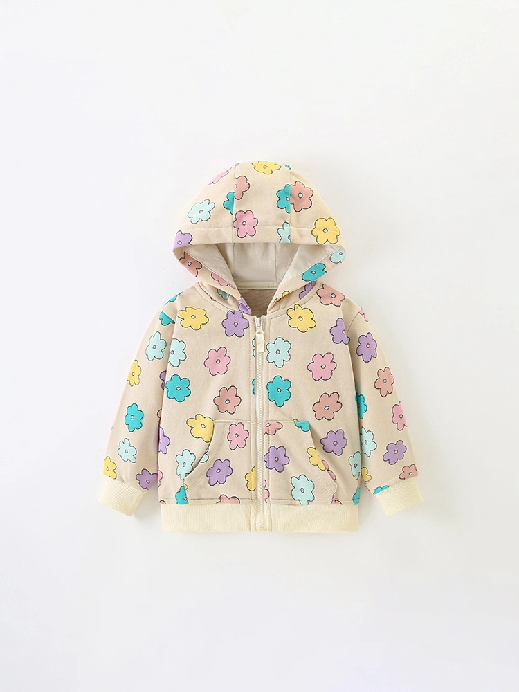 Little Maven Toddler girl wearing stylish zipper Jacket