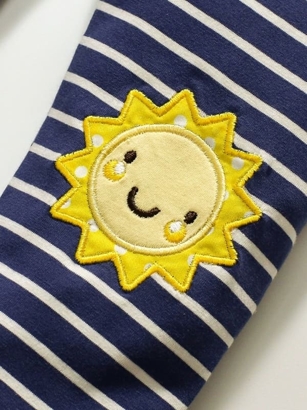Toddler Girls 2pcs Sunflower Cotton Dress and Striped Pants Set