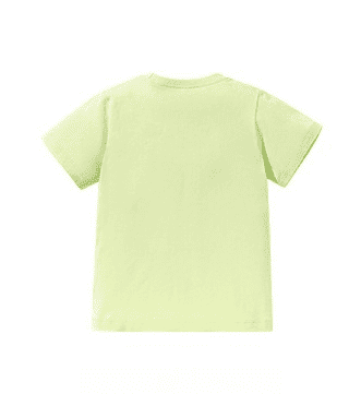 Toddler Girls Animal Dinosaur Print Cotton Short Sleeve Tee