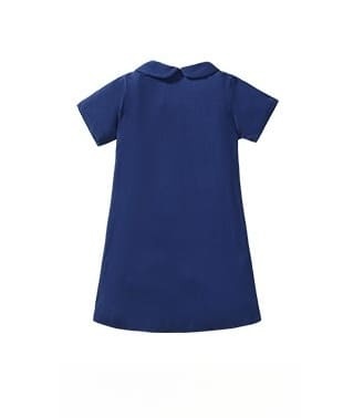 Toddler Girls Horse Riding Pattern Cotton Short Sleeve Dress