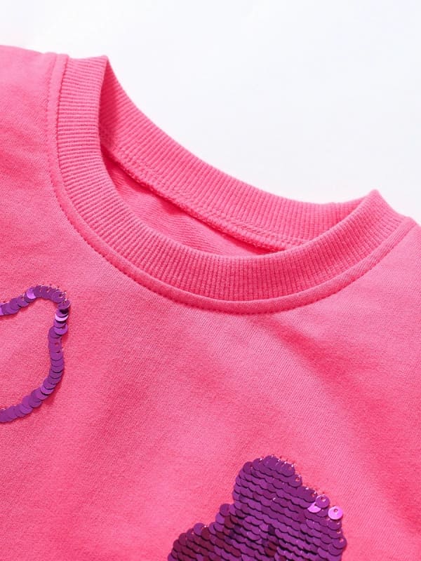 Little Maven Sparkle & Shine Sequin Dress for Toddler Girls 