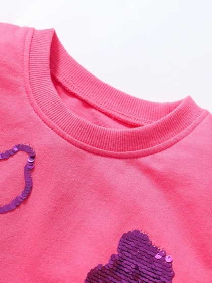 Little Maven Sparkle & Shine Sequin Dress for Toddler Girls 