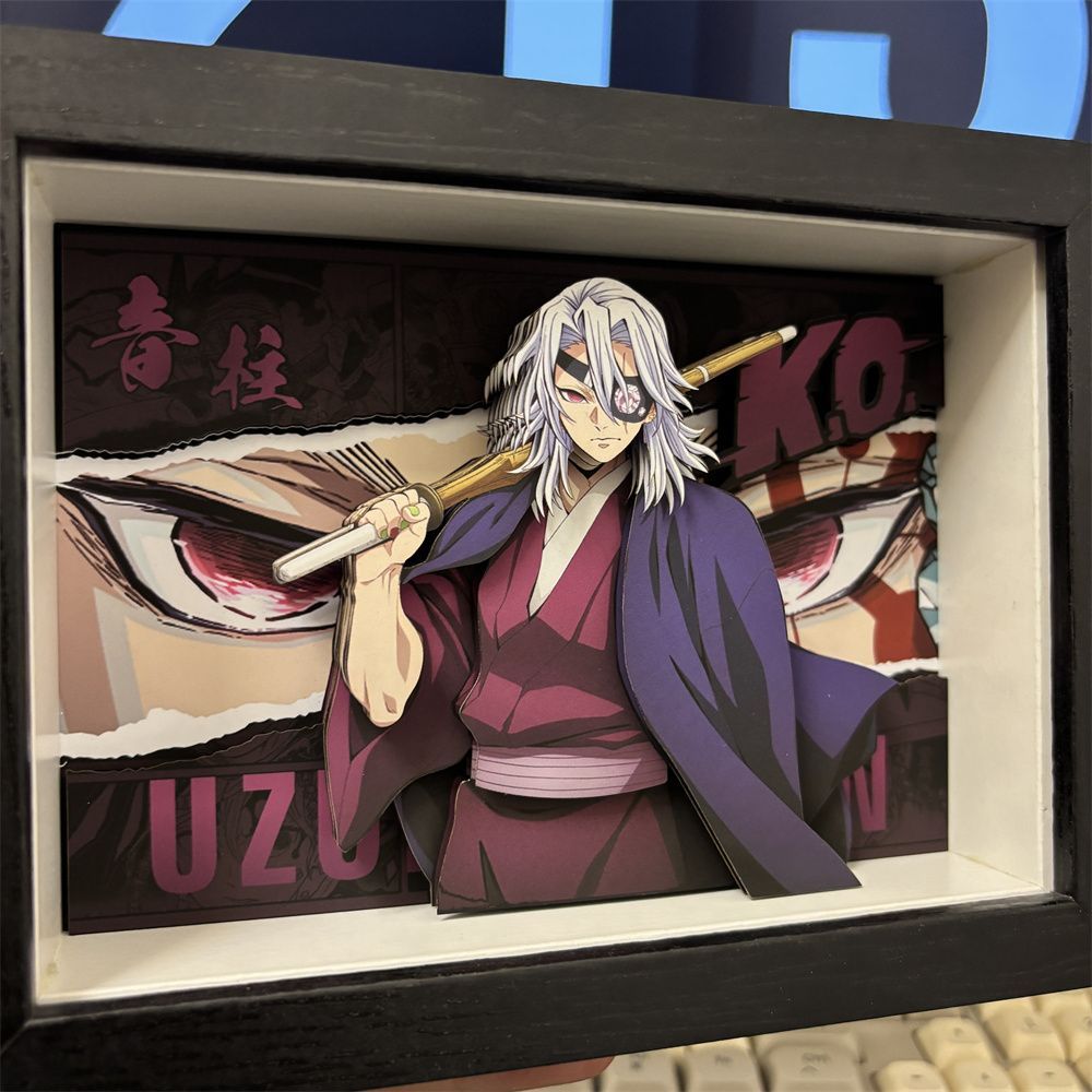 sound post 3D paper carving decorative painting