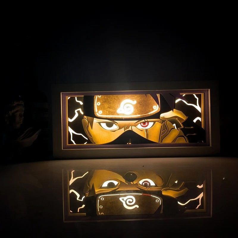 ONE PIECE Dragon Ball Hokage Paper Carving Lamp Photo Frame