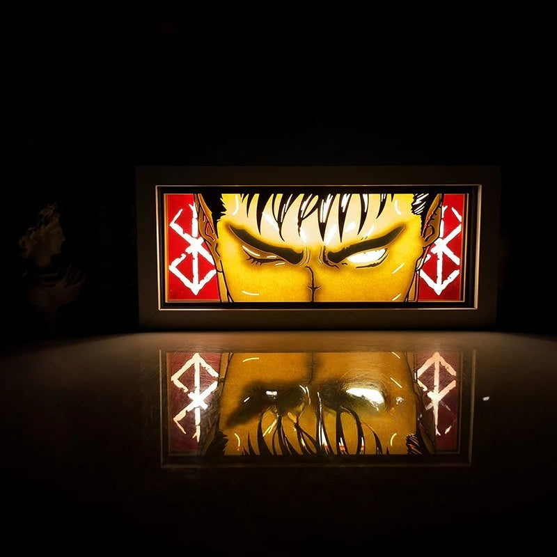 ONE PIECE Dragon Ball Hokage Paper Carving Lamp Photo Frame