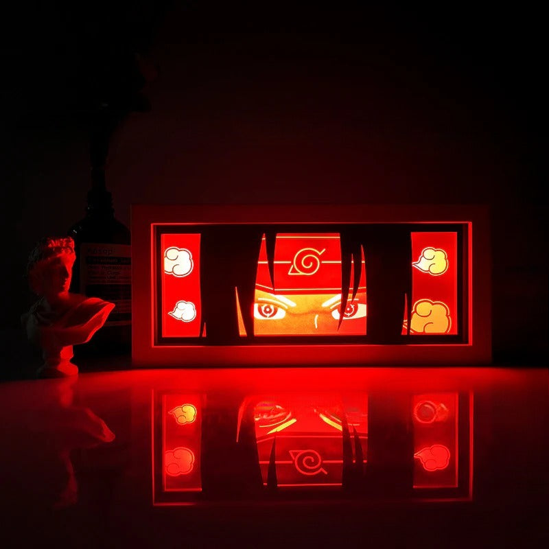 ONE PIECE Dragon Ball Hokage Paper Carving Lamp Photo Frame