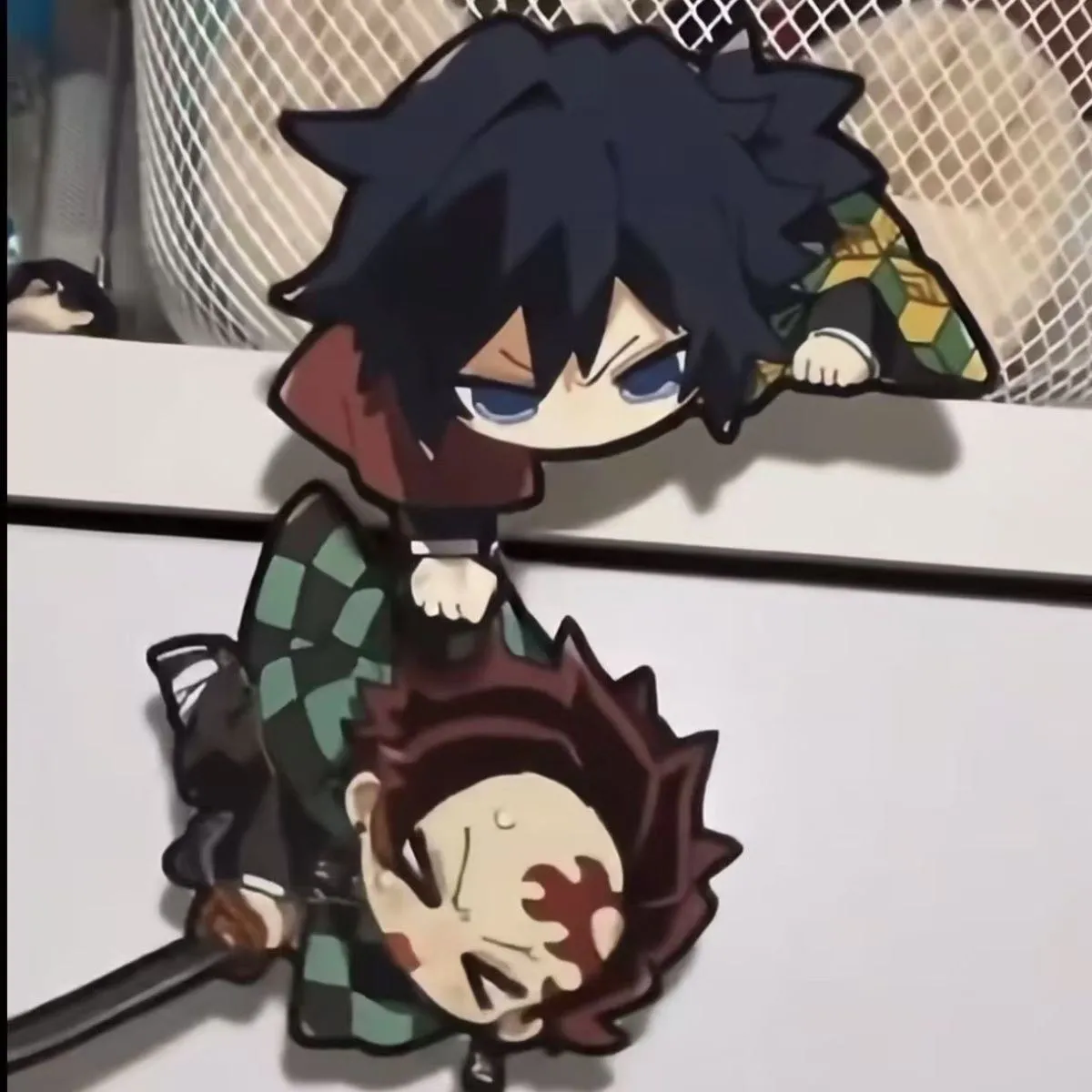 Ghost Slayer Blade Surrounding Charcoal Shirou Fuyi Nagaoka Creative Acrylic Sitting Posture Plaque