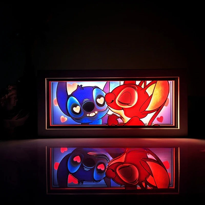 ONE PIECE Dragon Ball Hokage Paper Carving Lamp Photo Frame