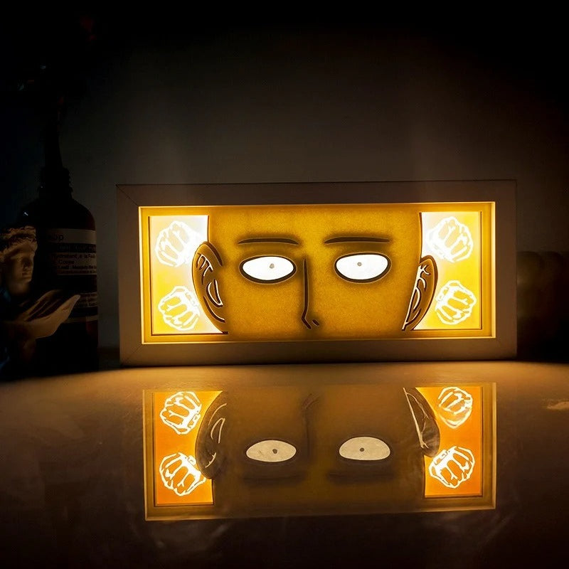 ONE PIECE Dragon Ball Hokage Paper Carving Lamp Photo Frame