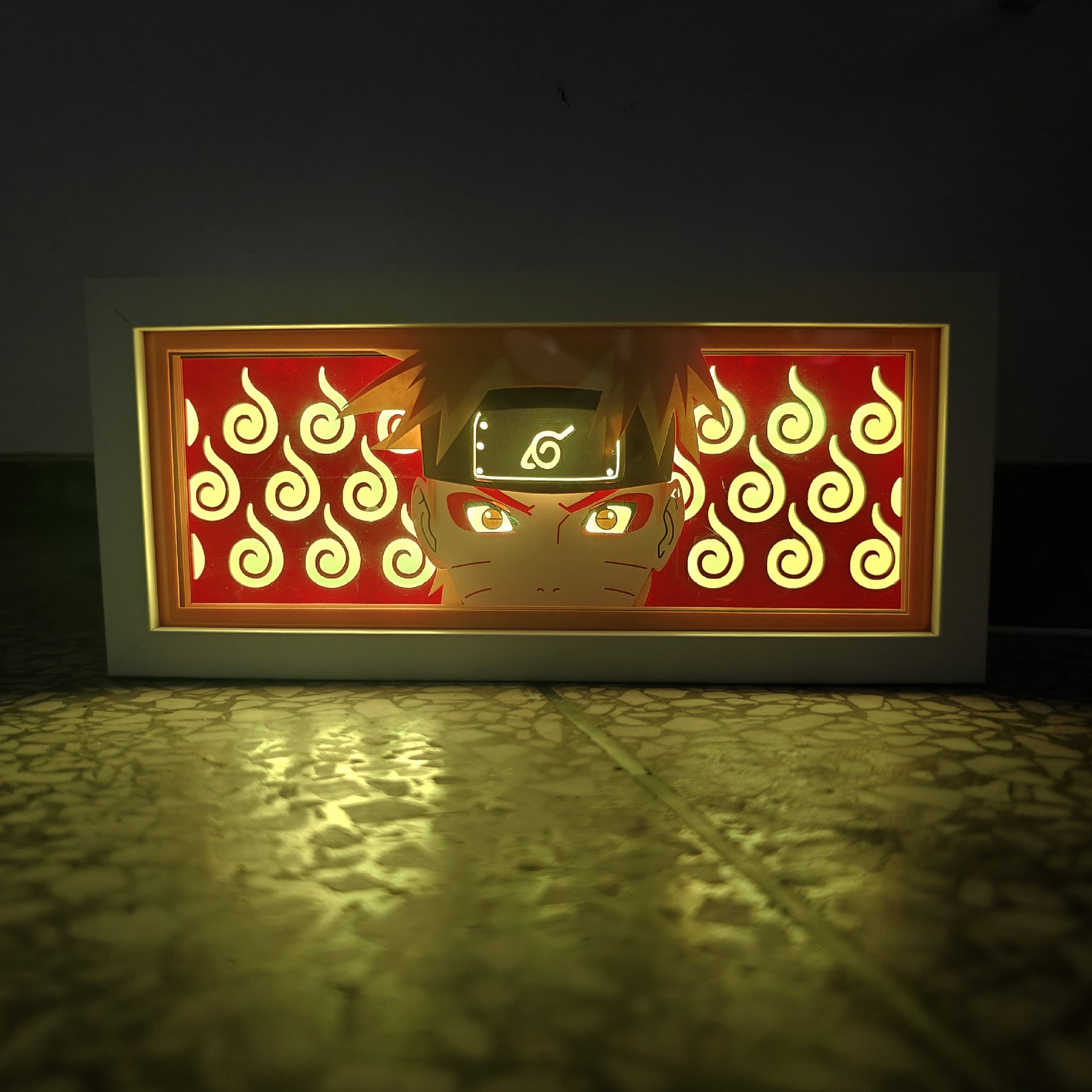 ONE PIECE Dragon Ball Hokage Paper Carving Lamp Photo Frame