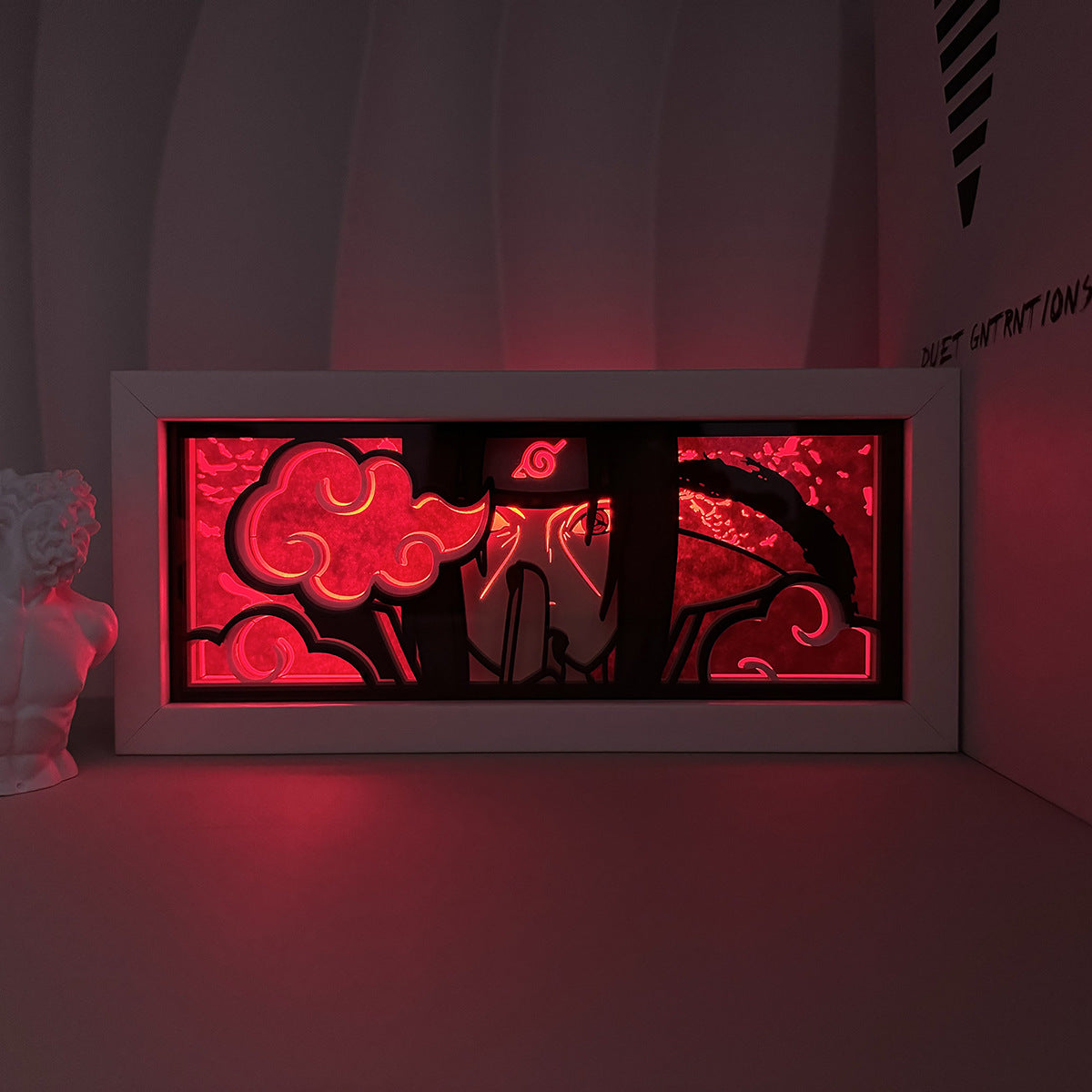 ONE PIECE Dragon Ball Hokage Paper Carving Lamp Photo Frame