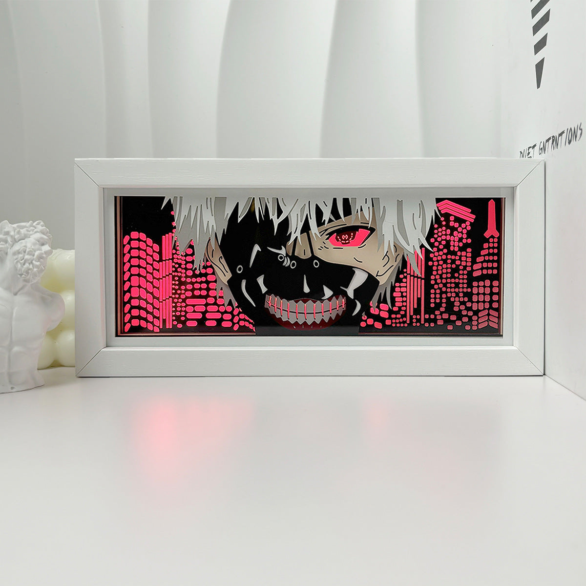 ONE PIECE Dragon Ball Hokage Paper Carving Lamp Photo Frame