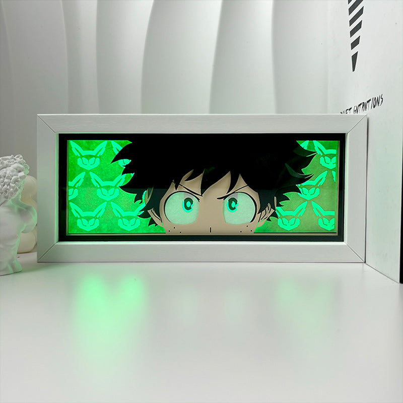 ONE PIECE Dragon Ball Hokage Paper Carving Lamp Photo Frame