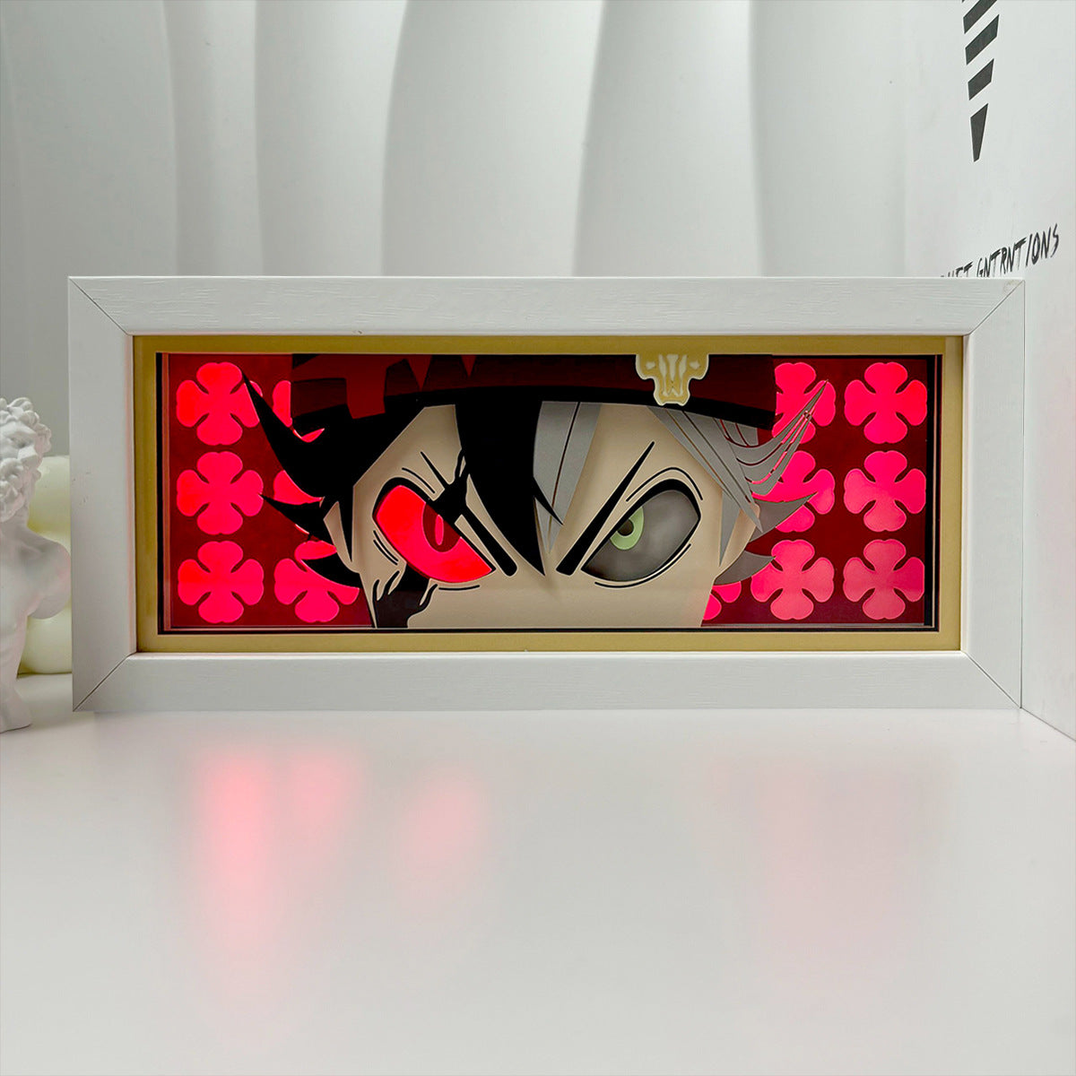 ONE PIECE Dragon Ball Hokage Paper Carving Lamp Photo Frame