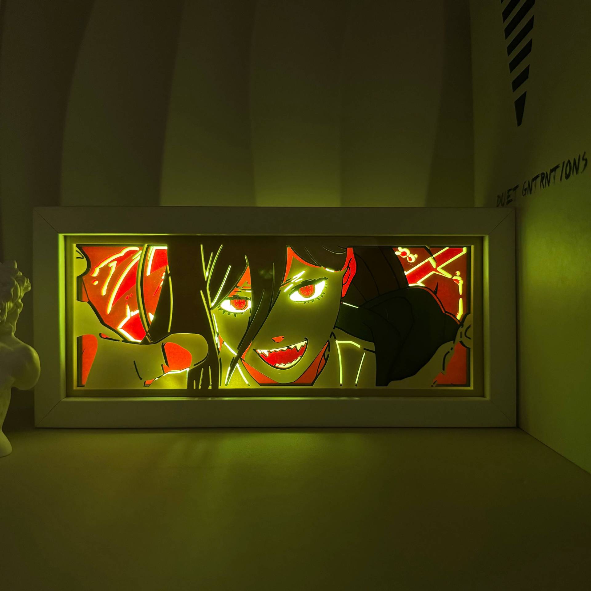 ONE PIECE Dragon Ball Hokage Paper Carving Lamp Photo Frame