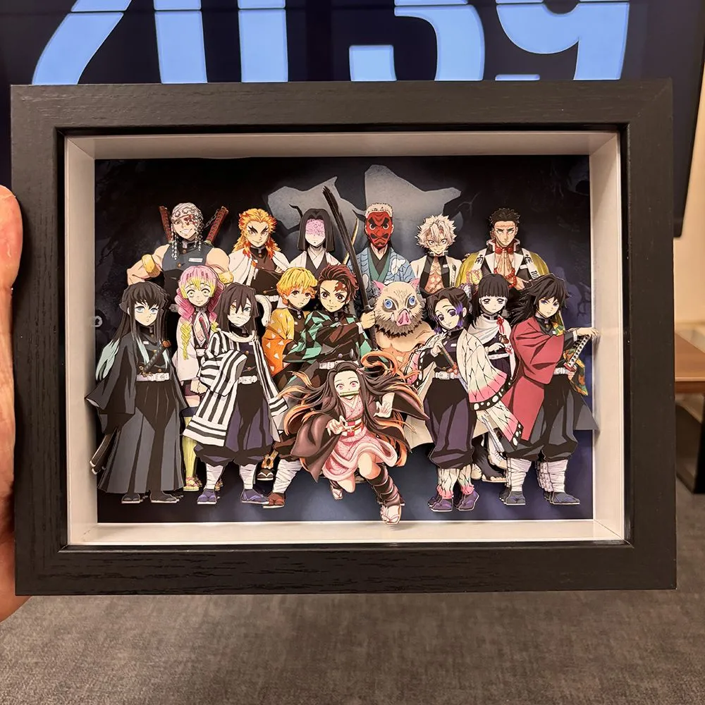 Ghost Slayer Blade Family 3D Stereoscopic Painting