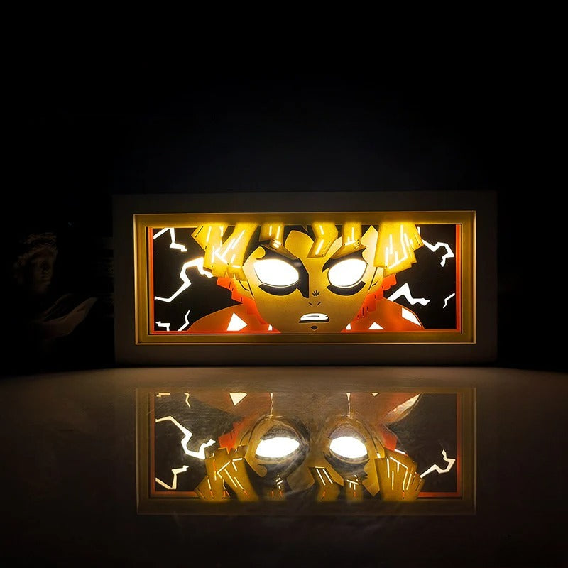 ONE PIECE Dragon Ball Hokage Paper Carving Lamp Photo Frame